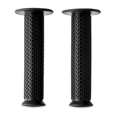 Replacement Non-Slip Rubber Bicycle Handlebar Grips, Black