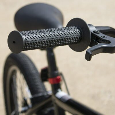 Replacement Non-Slip Rubber Bicycle Handlebar Grips, Black