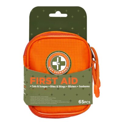 Get Prepared Outdoor First Aid - Happy Hiker, 65 Pcs